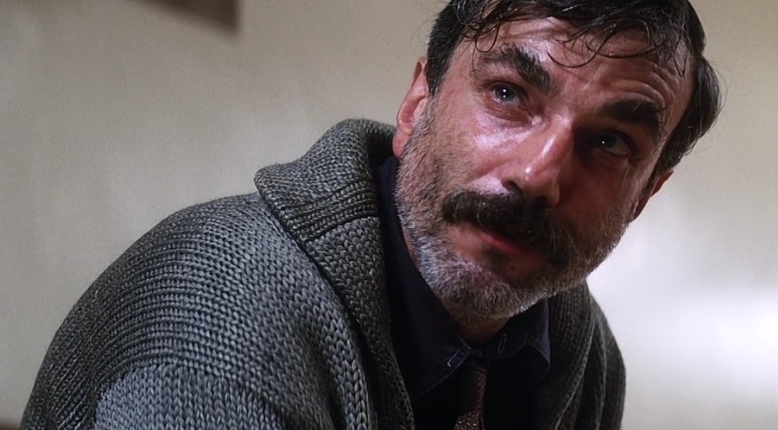 Daniel Staring Hatefully at Eli, final scene of movie