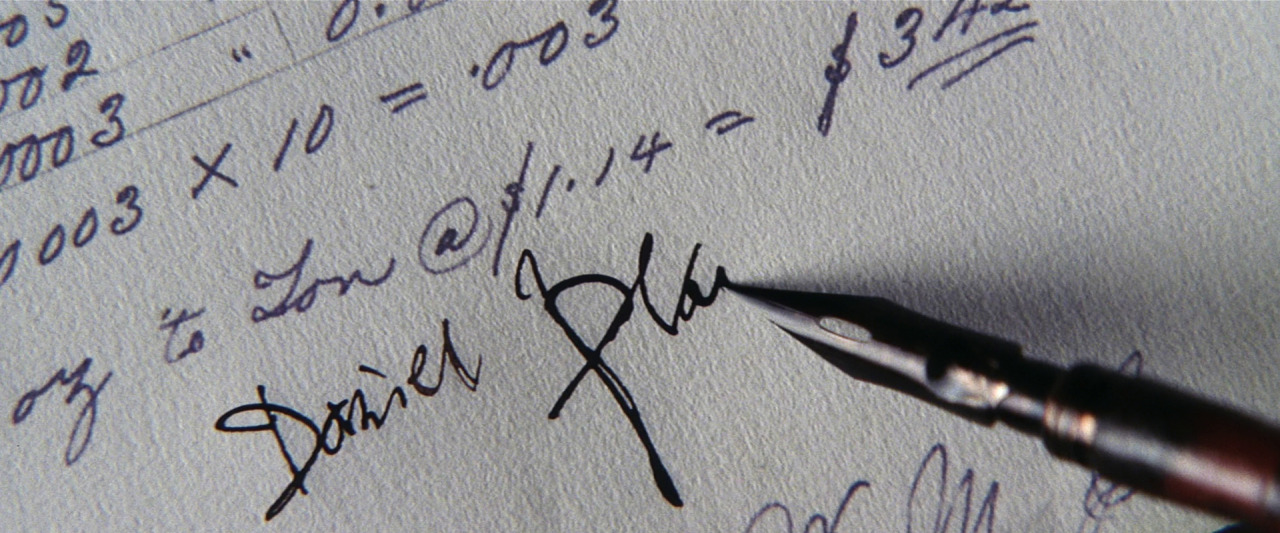 Daniel Plainview signature